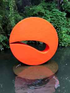 Bassin à carpes et Sculptures, Open Air Museum Hakone