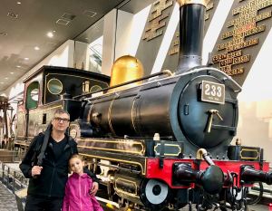 Père et fille remontent le temps