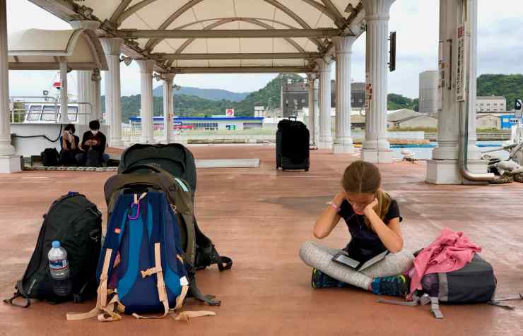 En attendant le ferry - Naoshima
