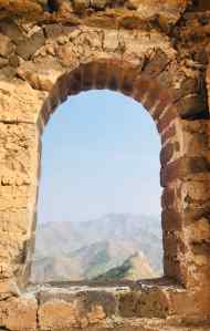 La grande muraille vue d'une tourelle - Jinshanling - Chine