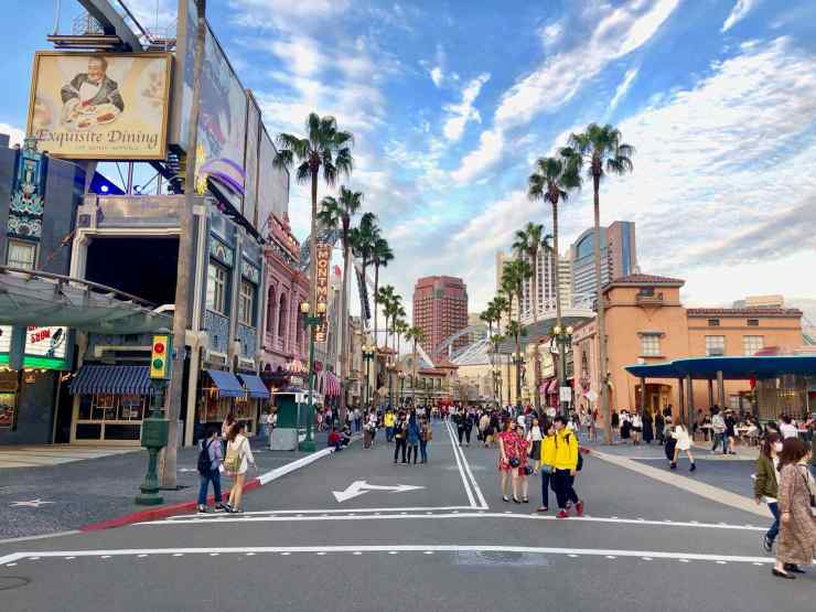 Universal Studio Japan, vue d'une rue