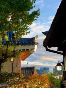 Les toits de Bukchon Hanok Village - Séoul