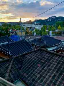 Les toits de Bukchon Hanok Village - Séoul