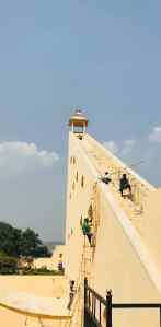 Travaux de peinture - Jantar Mantar - Jaipur - Rajasthan