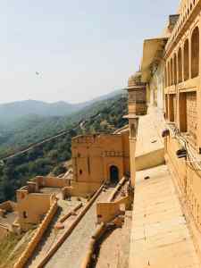 Rampe d'accès au Palais - Amber Palace - Rajasthan - Inde