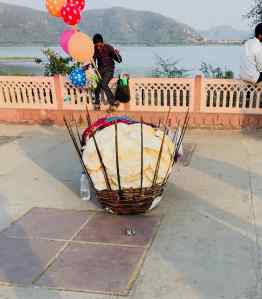Panier à pain pour petite faim - Palais sur l'eau - Jaipur - Rajasthan