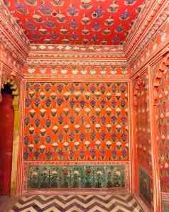 Pièce "toute rouge" - City Palace - Udaipur - Rajasthan - Inde