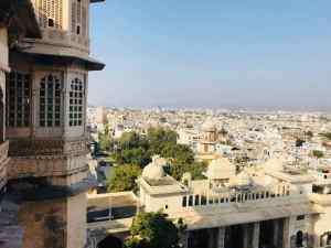 Vue sur Udaipur la Blanche depuis le City Palace - Udaipur - Rajasthan - Inde