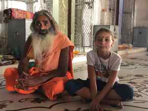 Eden et le "Holy Man" - Narlai - Rajasthan - Inde