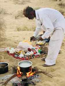 Préparation du Cha Massala - Désert du Thar - Rajasthan - Inde