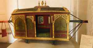 Chaise à porteur pour femme -Fort de Jodhpur - Rajasthan - Inde