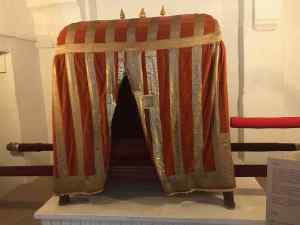 Chaise à porteur pour la reine-mère XXeme siècle -Fort de Jodhpur - Rajasthan - Inde