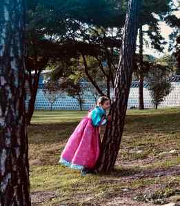 Eden en habit traditionnel - Seoul - Corée