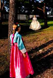 Eden en habit traditionnel - Seoul - Corée