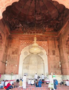 Fidèles dans la Jama Masjid - Delhi - Inde