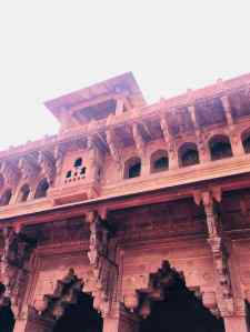 Dans le Fort Rouge d'Agra - Inde