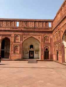 Une des cours du Fort Rouge - Agra - Inde