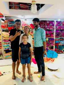 Notre vendeur de saris - Bundi - Rajasthan - Inde