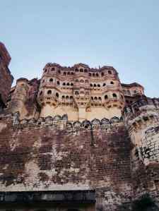 Palais sur les hauteurs du fort de Jodhpur - Rajasthan - Inde