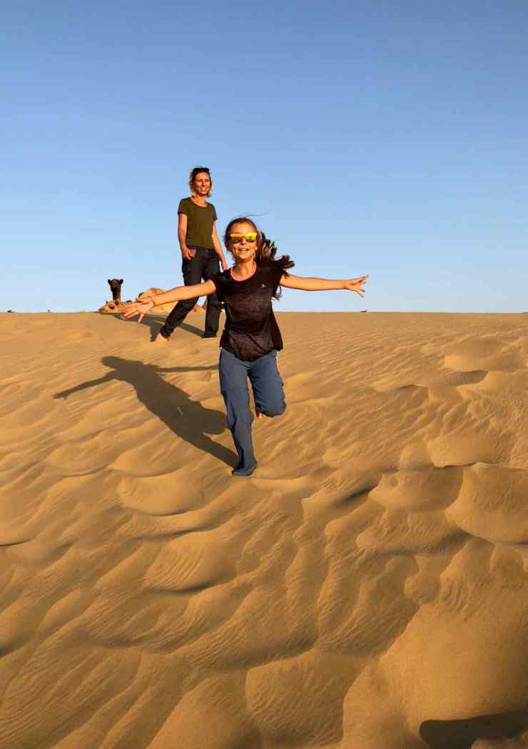 Courir dans les dunes - Désert du Thar - Rajasthan - Inde