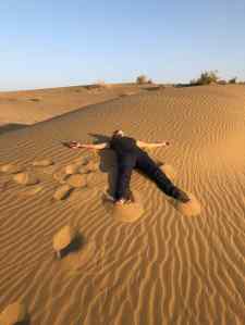 S'étaler dans les dunes - Désert du Thar - Rajasthan - Inde