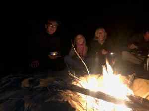 Feu de joie - Désert du Thar - Rajasthan - Inde