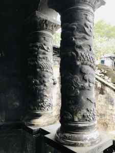 Détail de colonnes- Mausolée de Khai Dinh - Hue - Vietnam