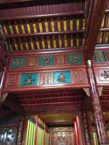 Temple du culte des empereurs NGuyen - Plafond - Cité Impériale - Hue - Vietnam