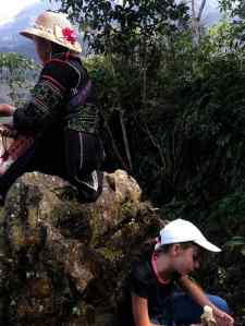 Petite pause après la grimpette - Région de Sapa - Vietnam