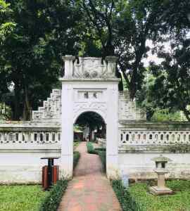 Porte réservée aux mandarins - Temple de la Littérature - Hanoï - Vietnam