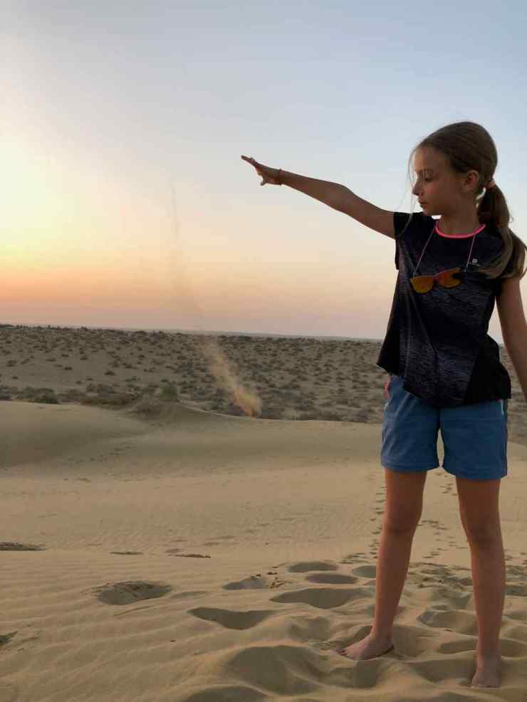 Magie du sable dans les dunes - Désert du Thar - Rajasthan - Inde