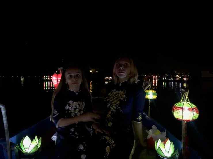 Balade Nocturne en bateau - Hoi An - Vietnam