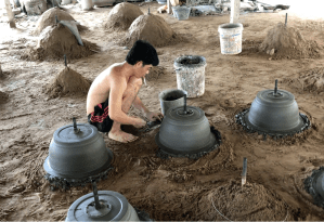 Fabrique de pots à Bonzaïs - Can Tho - Vietnam