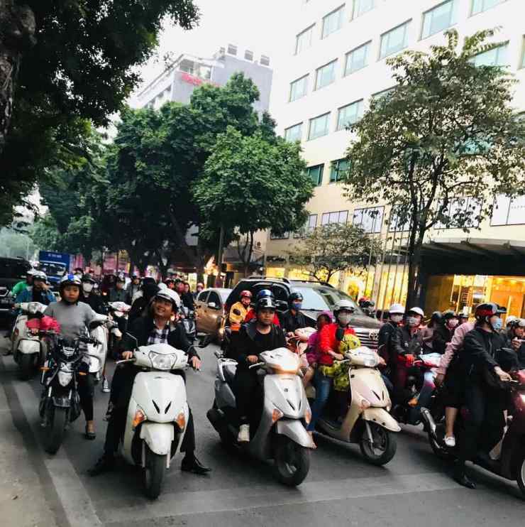 Nuées de Scooters - Saigon - Vietnam