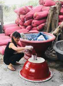 Fabrication de pots à bonzaïs - Can Tho - Vietnam