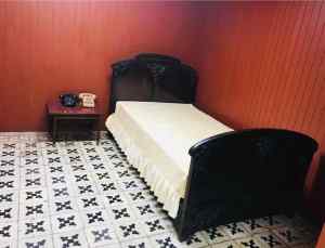 Chambre présidentielle dans le bunker - Palais de la réunification - Saigon - Vietnam