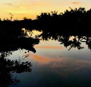 Coucher de soleil sur le Mekong - Can Tho - Vietnam