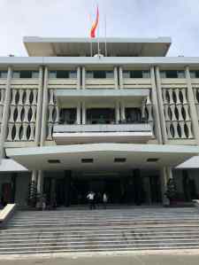 Façade du Palais de la Réunification - Saigon - Vietnam