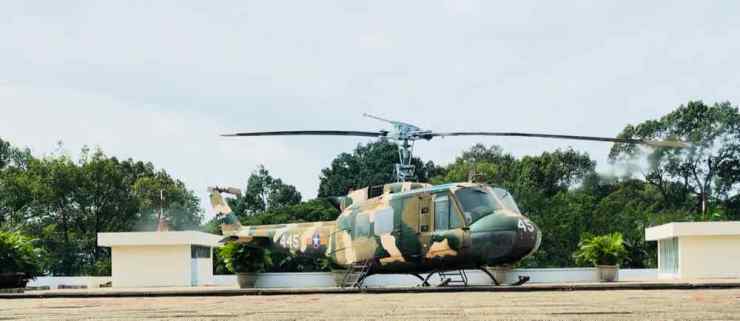 Piste d'hélicoptère - Palais de la réunification - Saigon - Vietnam