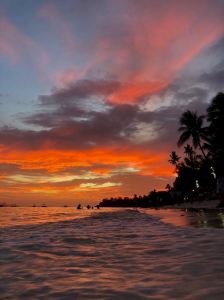 Coucher de soleil sur Alona Beach - Panglao - Philippines