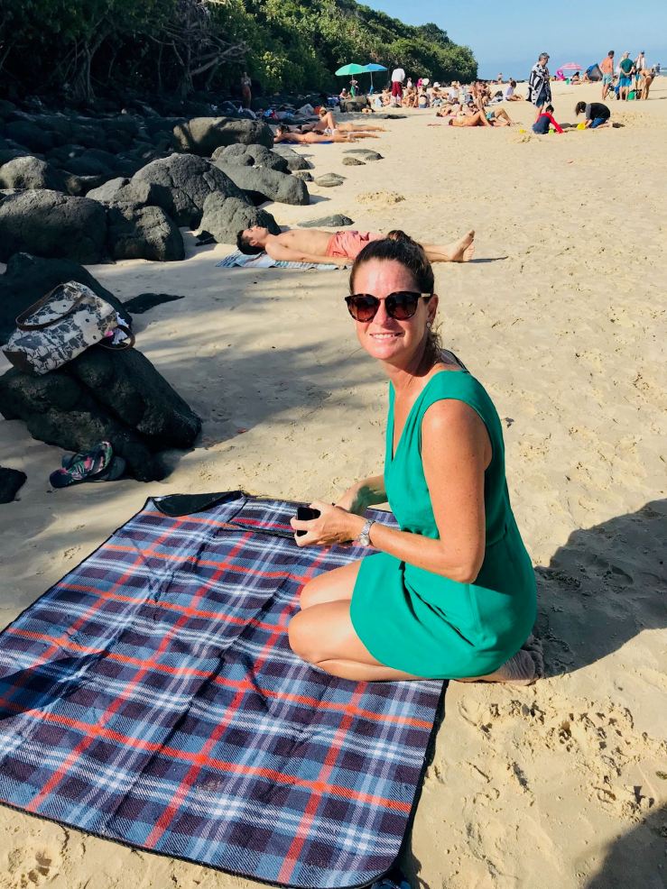 Julie-Anne à la plage, So British ! - Gold Coast - Australie