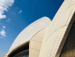 Les formes douces de l'opéra de Sydney - Australie