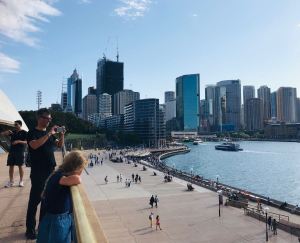 Vue sur la City depuis l'opéra de Sydney - Australie