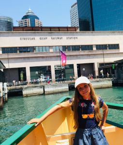 Eden dans le ferry vers le zoo de Taronga - Sydney - Australie