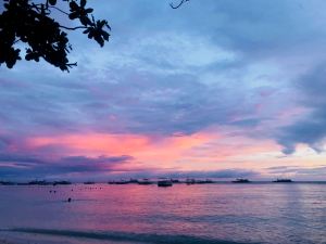 Coucher de soleil après la pluie - Alona Beach - Panglao - Philippines