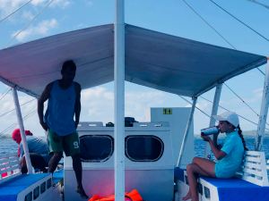 Sur la Bangka pour rejoindre la mangrove - Pangangan Island - Bohol - Philippines