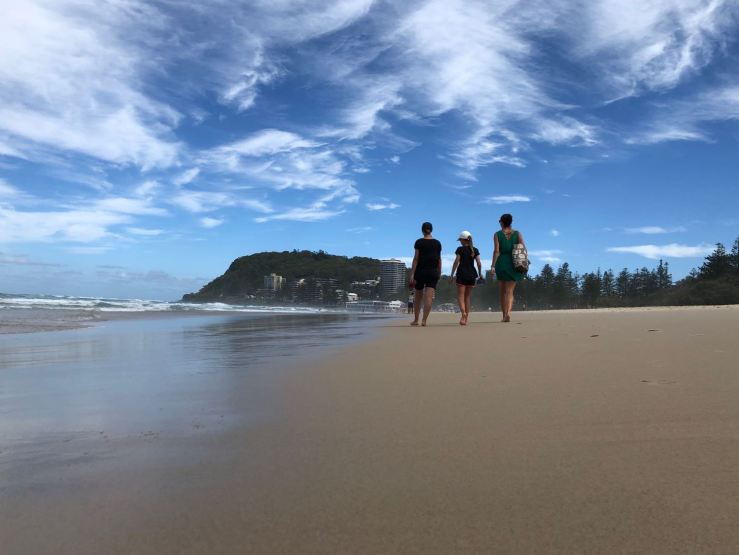 Bande de filles sur la plage - Gold Coast - Australie
