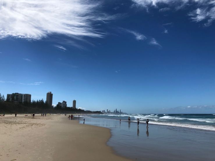 Plage infinie - Gold Coast - Australie