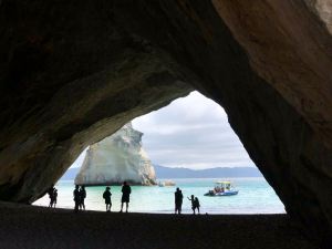 Cathedral Cove - Clair Obscur - Coromandel - Nouvelle Zélande