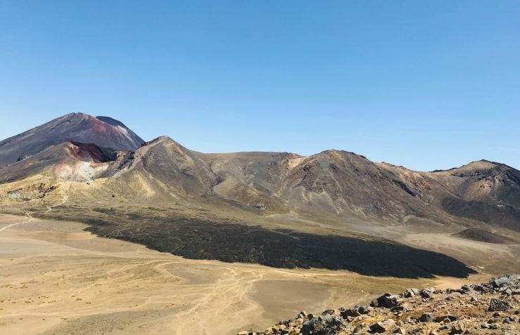 Dans la cratère Sud - Tongariro Alpine Crossing - Nouvelle-Zélande